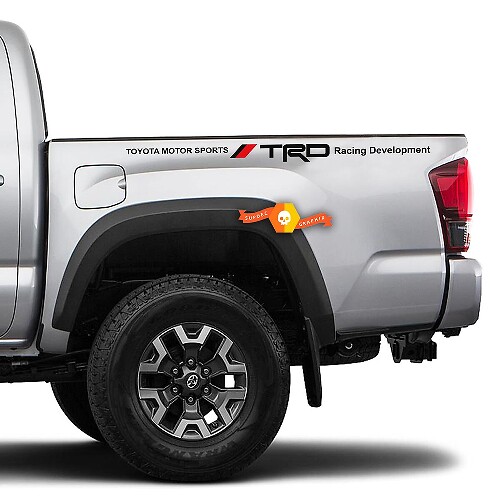 Toyota Motor Sports TRD Bedside Vinyl Decal Sticker for Toyota Tacoma