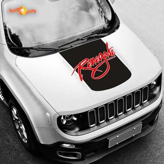Jeep Renegade Custom Hood Blackout Vinyl Decal