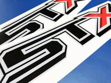 Pair 2017 Ford F-150 F150 STX off-road vinyl decal sticker pickup truck bedside 2