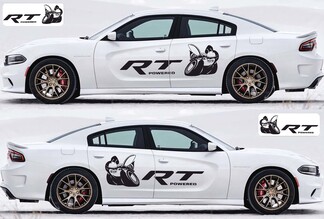 2X Dodge Charger RT Scat Pack decals Stripe Vinyl Graphics Kit 2011-2020 Scatpack