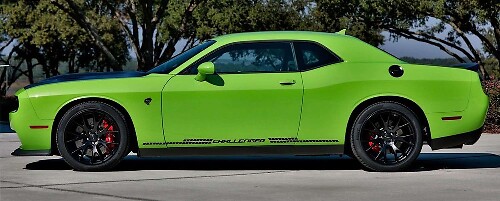 Challenger Lettering Side Vinyl Decal Sticker for Dodge Challenger 2008-2018