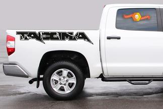 2X Toyota Tacoma bed side Vinyl Decals graphics rally stripe