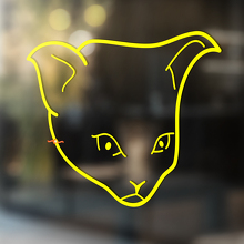 Cat's head Universal Vinyl Decal Sticker_4