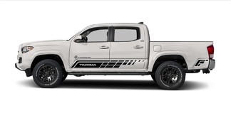 Toyota Tacoma 2015-2018 side Vinyl graphics decals kit stripe stickers