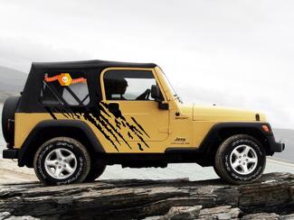 Jeep Wrangler (1999-2006) Custom Vinyl Wrap Kit - Splash