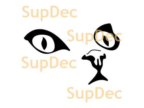 Cat Vinyl Art Wall Window Bathroom Sticker Decal removable #12
