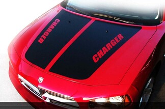 Dodge Charger Hood Stripes Decal Kit Pre cut 2006 2007 2008 2009 2010