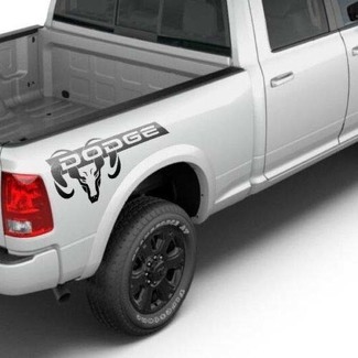 Dodge Ram mk4 1500 Rebel side bed graphics stripe decal