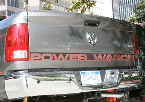  Power Wagon Tailgate Accent Vinyl Decal for Dodge Ram 1500 