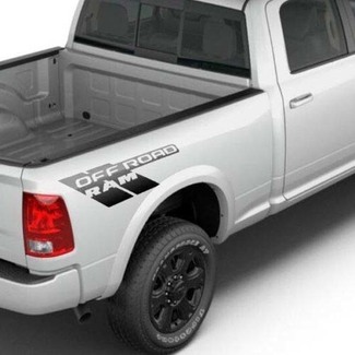 Dodge Ram mk4 1500  Rebel side bed graphics stripe decal