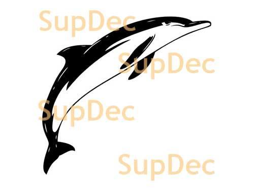 Dolphin Vinyl Art Wall Window Bathroom Sticker Decal #3
