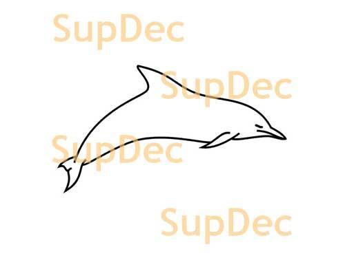 Dolphin Vinyl Art Wall Window Bathroom Sticker Decal #4
