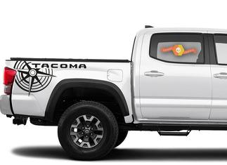 Toyota Tacoma TRD compass side bed graphics decal sticker