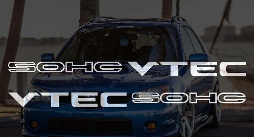SOHC VTEC Vinyl Decal Sticker for Honda Civic