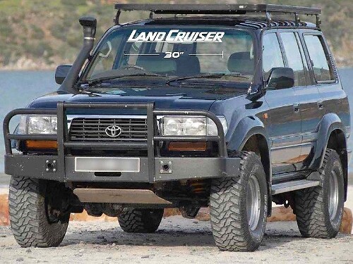 Land Cruiser Windshield Banner Vinyl Decal for Toyota Land Cruiser
