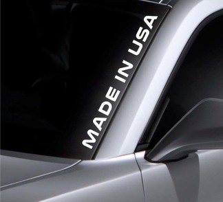 Made In USA Windshield Sticker Vinyl Window Decal Car Sticker Fits Ford Mustang