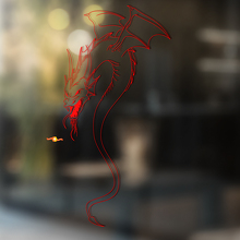 Dragon Outline Silhouette Universal Vinyl Decal Sticker_2