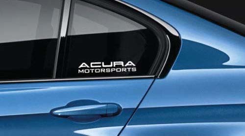 Acura Motorsports Side Window Vinyl Decal Sticker