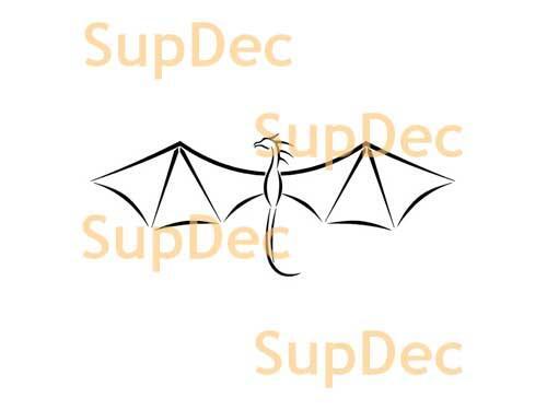 Dragon Vinyl Art Wall Window Bathroom Sticker Decal #7
