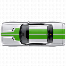 BlackTop Rally Style Full Kit Vinyl Decal Sticker for Dodge Challenger 2008-2014_3