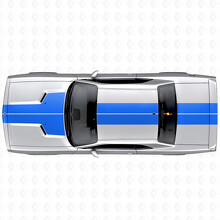 Dual Racing Stripes Full Kit Vinyl Decal Sticker for Dodge Challenger 2008-2014_8