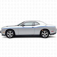 Thin Custom Stripes Side Vinyl Decal Sticker for Dodge Challenger_2