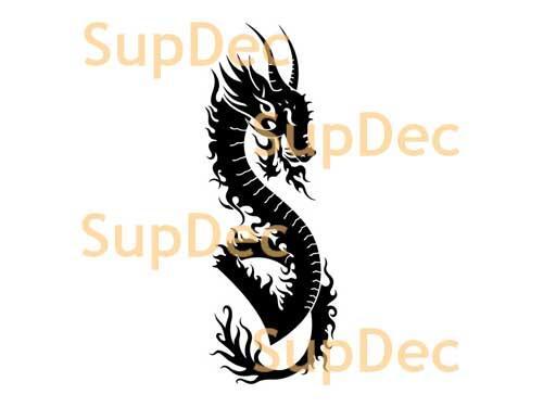 Dragon Vinyl Art Wall Window Bathroom Sticker Decal #11
