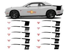 Retro Hockey Stripe Kit decals stickers for 2008 - 2020 Dodge Challenger
 3
