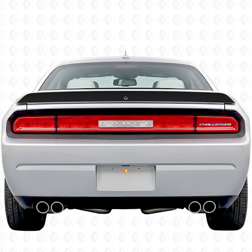 Blackout Stripe Spoiler Trunk Vinyl Decal Sticker for Dodge Challenger 2008-2014_1