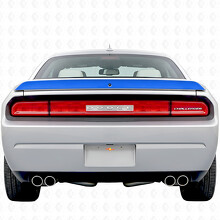 Blackout Stripe Spoiler Trunk Vinyl Decal Sticker for Dodge Challenger 2008-2014_2