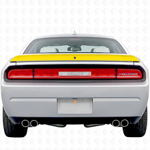 Blackout Stripe Spoiler Trunk Vinyl Decal Sticker for Dodge Challenger 2008-2014_5