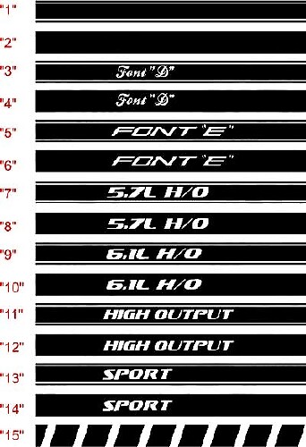 2008 & Up Challenger Rocker Panel Stripe Kits