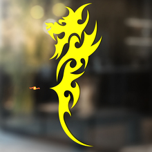 Tribal Chinese Dragon Universal Vinyl Decal Sticker_4