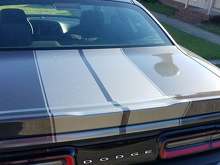16-Piece Style Rally Stripe Sticker Decal Kit for Dodge Challenger 2015 & Up 2