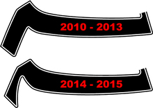 2010 - 2015 Chevrolet Camaro 1969 ZL-1 Style Fascia/Hood Accent Stripes
 2