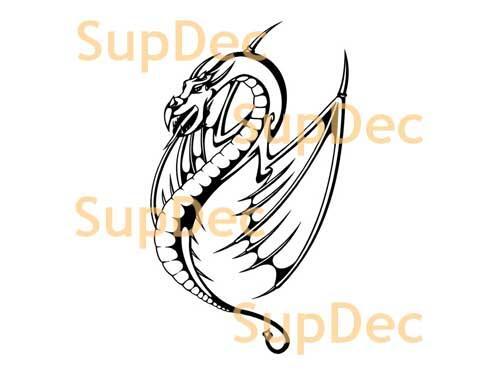 Dragon Vinyl Art Wall  Window Bathroom Sticker Decal #26
