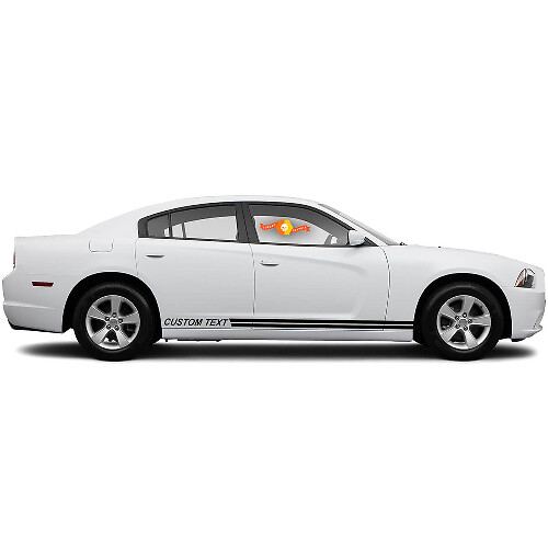 Rally Style Rocker Panel Stripe Kit 2 for Dodge Charger