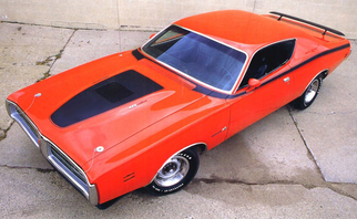 1971-1973 Charger Side Accent / Cowl Stripe Kit Vinyl Decals Stickers