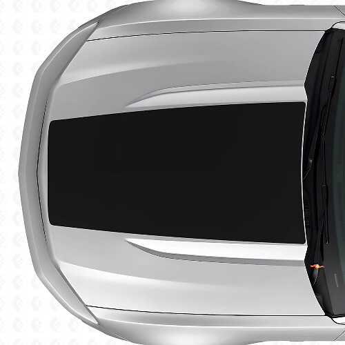 Blackout Center Hood Stripe Vinyl Decals Stickers for Musclecar Musclecarmodel 2015-2020
