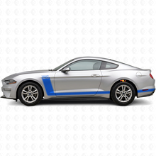 Custom Text & 300 H.P. Side Stripes Vinyl Decal Set for Musclecar Musclecarmodel 2010-20_2