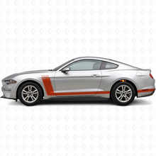 Custom Text & 300 H.P. Side Stripes Vinyl Decal Set for Musclecar Musclecarmodel 2010-20_4