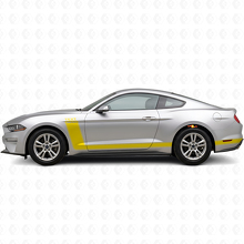 Custom Text & 300 H.P. Side Stripes Vinyl Decal Set for Musclecar Musclecarmodel 2010-20_5