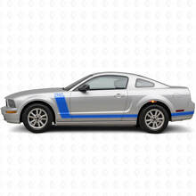 300 H.P. & Custom Text Side Stripes Vinyl Decals Kit for Musclecar Musclecarmodel 2005-09_2