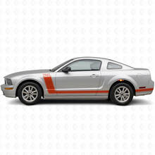 300 H.P. & Custom Text Side Stripes Vinyl Decals Kit for Musclecar Musclecarmodel 2005-09_4