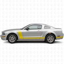 300 H.P. & Custom Text Side Stripes Vinyl Decals Kit for Musclecar Musclecarmodel 2005-09_5
