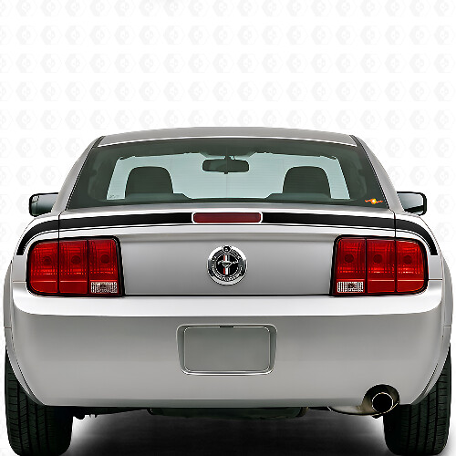 Accent Rear Trunk Stripe Vinyl Decals for Musclecar Musclecarmodel 2005-2009
