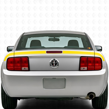 Accent Rear Trunk Stripe Vinyl Decals for Musclecar Musclecarmodel 2005-2009_5