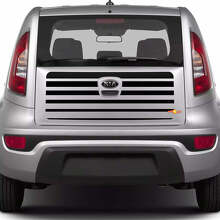 Rear Trunk Vinyl Wrap Decal Sticker for Kia Soul
 4