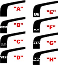 2003-2006 Chevrolet Silverado Retro Camaro SS Vinyl Decals Stickers
 3