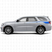 Tapering Rear Side Stripes Vinyl Decal Kit for Dodge Durango 2011+_2